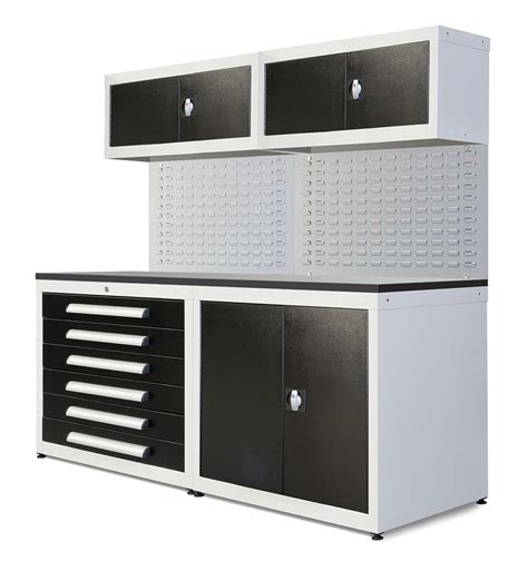 Garage Steel Cabinet System 4 - Length 2m