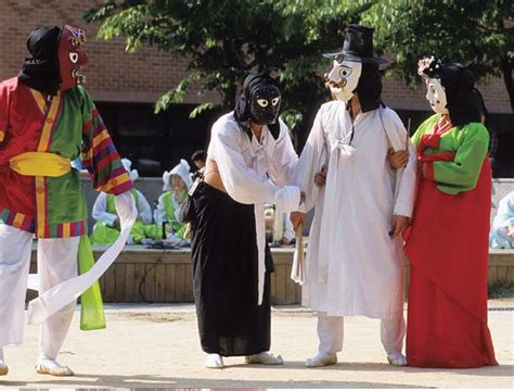 Korean mask dance, Korean tradition, Korean culture, Korean history | koreatourinformation.com