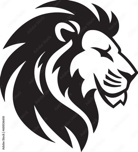 Lion head logo icon, lion face vector Illustration, on a isolated background, SVG Stock Vector ...