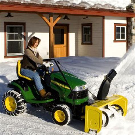 John Deere Lawn Tractor Snow Blower at Garden Equipment