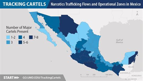 Tracking Cartels Infographic Series: Major Cartel Operational Zones in Mexico | START.umd.edu