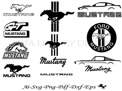 Mustang Svg Bundle, Mustang Car Logo Svg, Ford Mustang Svg, Mustang Silhouette, Car Logo Svg ...