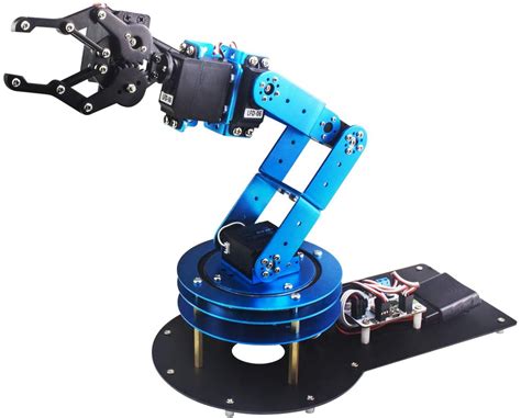 LewanSoul 6DOF Robotic Arm Kit for Arduino STEAM Robot Arm Kit with Handle PC Software and APP ...