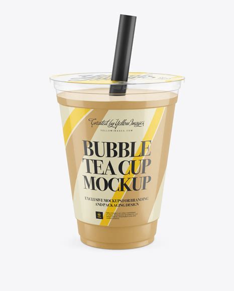 Bubble Tea Cup Mockup - Free Download Images High Quality PNG, JPG