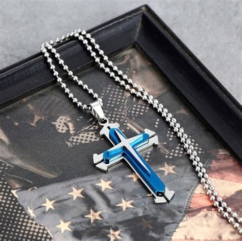 Christian Cross Pendant Necklace - Etsy