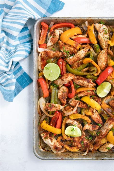 Chicken Fajita Meal Prep Recipe - The Forked Spoon