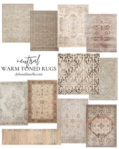 Neutral Warm Toned Rugs in the Cottage - Deb and Danelle