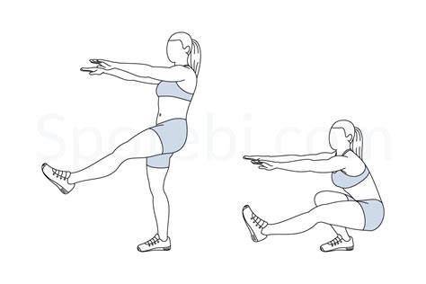 Pistol Squat | Illustrated Exercise Guide