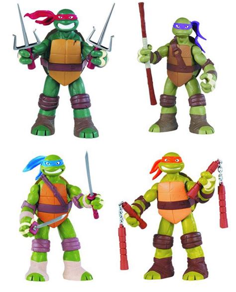 Buy Action Figure - TEENAGE MUTANT NINJA TURTLES BATTLE SHELL 11-INCH ACTION FIGURE: LEONARDO ...