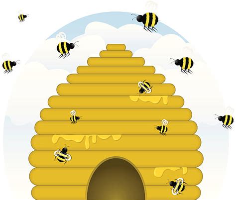 Bee Skep Illustrations, Royalty-Free Vector Graphics & Clip Art - iStock