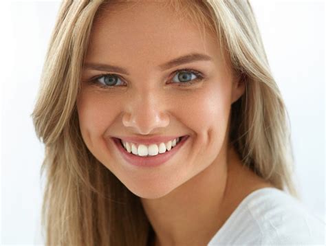 Beauty Woman Portrait. Girl With Beautiful Face Smiling | Love Your Smile