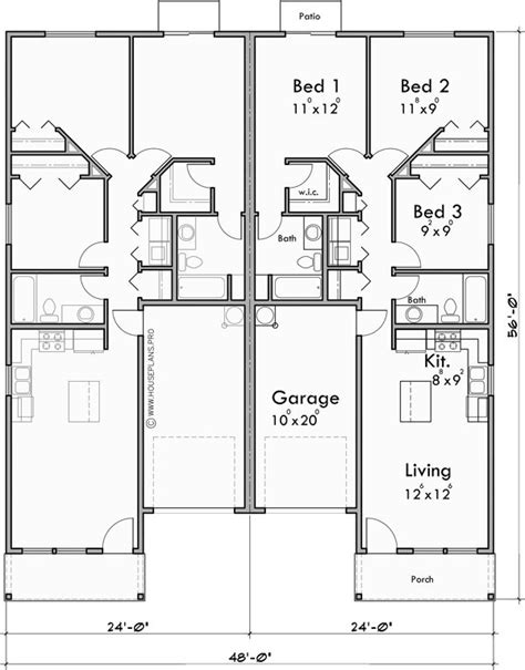 The Best Duplex Floor Plans With Garage Ideas - april-baby-shower-ideas