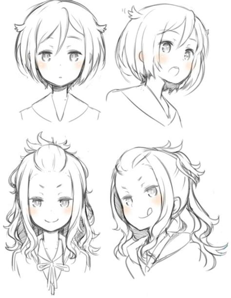 How to draw hair - These are some pretty nice hair styles. Description ...