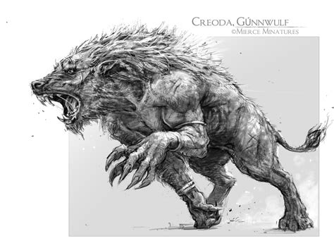 Creoda, a really big wolf! • Chest of Colors