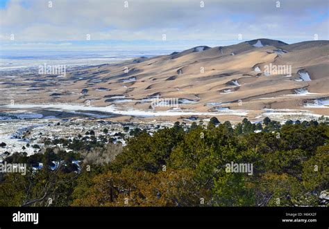 Great Sand Dunes National Park, Colorado in winter Stock Photo - Alamy