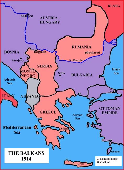 Map Depicting Bosnia