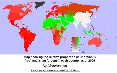 Innovative Wikipedia Maps of World Religion - GeoCurrents