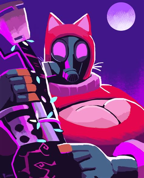 Tf2 - commission - pink cat pyro by Yuanman on Newgrounds