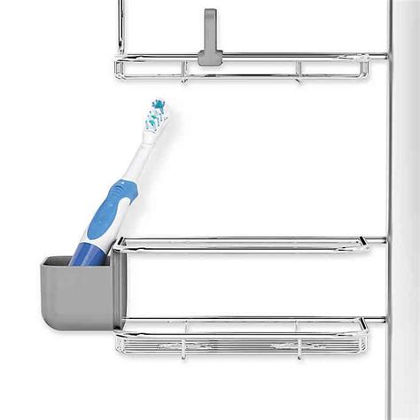 simplehuman® Stainless Steel XL Adjustable Shower Caddy | Bed Bath & Beyond Simplehuman ...