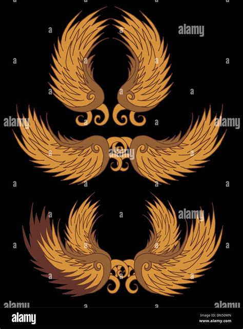 tribal tattoo wings vector art Stock Vector Image & Art - Alamy