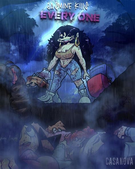 an image of a cartoon character in the rain with words above it that reads, zombie king every one