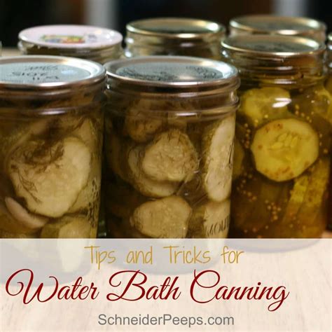 Tips for Water Bath Canning | SchneiderPeeps