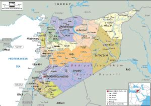 Maps of Syria - Worldometer