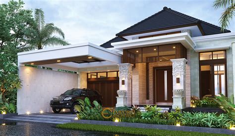 Mr. Eddy Villa Bali Modern House 1 Floor Design - Kediri, Jawa Timur ...