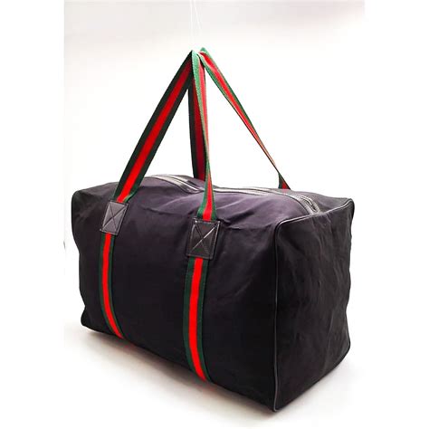 Gucci Web Duffel Travel Bag – The Luxe Closet