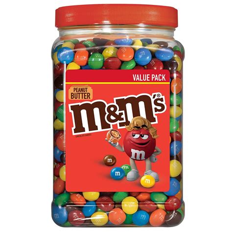 M&M'S Peanut Butter Chocolate Candy (55 oz.) - Walmart.com