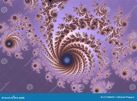 Beautiful Zoom Into The Infinite Mathematical Mandelbrot Set Fractal Stock Photo | CartoonDealer ...