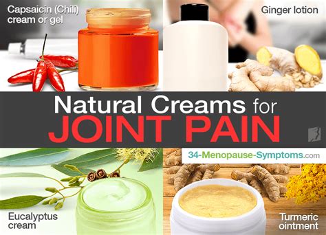 Natural Creams for Joint Pain | Menopause Now