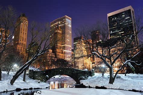 Central Park Winter Scenes Wallpapers - Wallpaper Cave