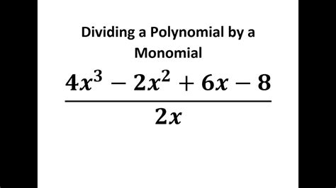 Dividing Monomials By Monomials Calculator