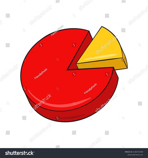 Pie Chart Vector Illustration Cartoon Stock Vector (Royalty Free) 2202733349 | Shutterstock