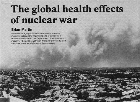 The global health effects of nuclear war