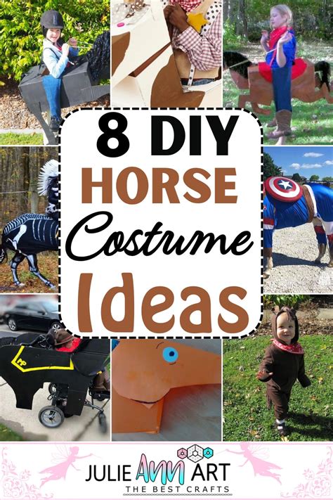 8 DIY Horse Costume Ideas To Look Like A Four Legged Person - Julie Ann Art