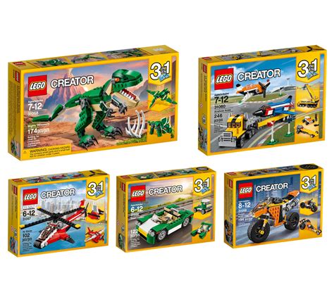 Brickfinder - LEGO Creator 2017 3-in-1 Sets Announced