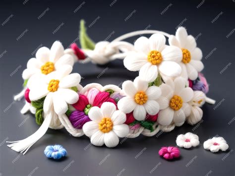 Premium Photo | Beautiful Different color Martisor symbols bracelet Design