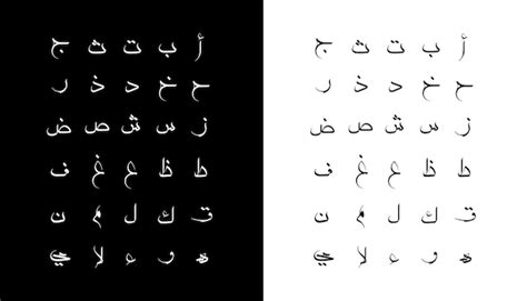 Urdu Calligraphy Letters