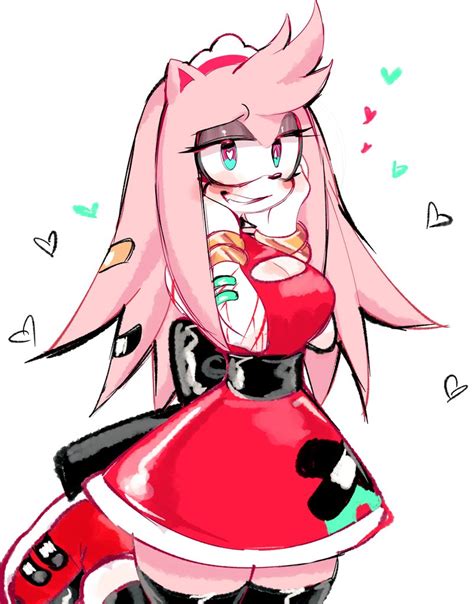 amy rose (sonic) drawn by usa37107692 | Danbooru