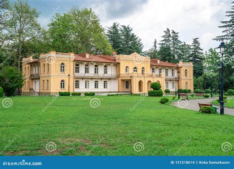 Museum Building Next To the Dadiani Palace in a Park in Zugdidi Stock Photo - Image of landscape ...