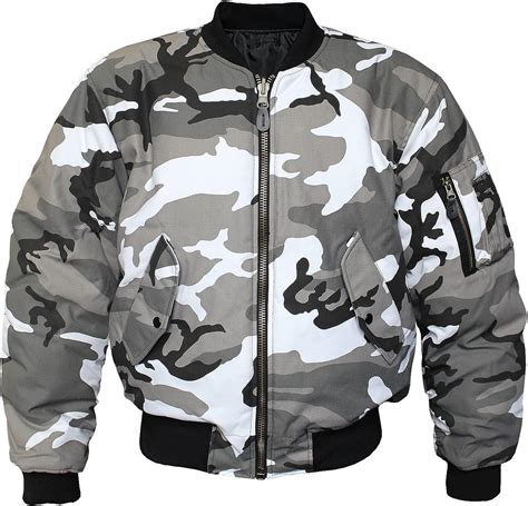 Kids camo MA1 urban camouflage army bomber jacket Women's Clothing Suits & Blazers Suit Jackets ...