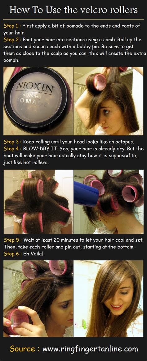 How To Use the velcro rollers | Pinterest Tutorials