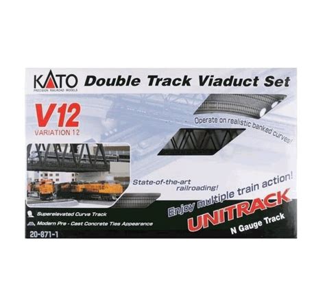 KATO Kato : N V12 Double Track Viaduct Set - Max Trains