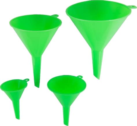 4 pc Plastic Funnel Set