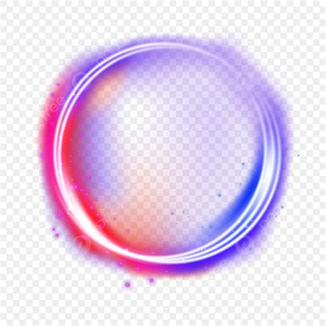 Light Effect Clipart Transparent PNG Hd, Color Circle Sci Fi Light Effect, Color, Neon, Ring PNG ...