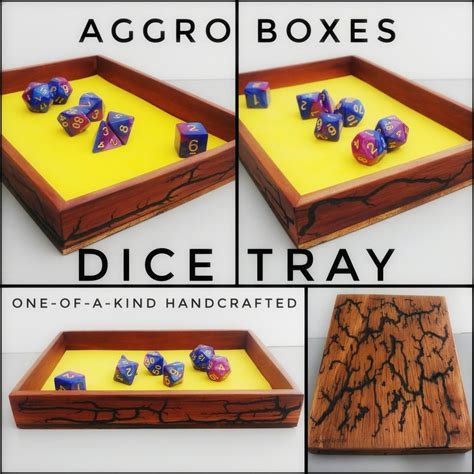 Pin by Wood 3 Art on DnD Dungeons and Dragons Dice Trays Gaming Gear | Dice tray, Deck box ...