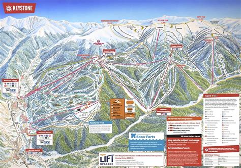 Keystone Mountain Ski Map - Bobbie Stefanie