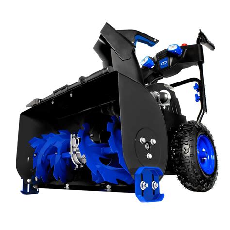 Snow Joe 24 in. Cordless Electric Self-Propelled Dual-Stage Snow Blower ...